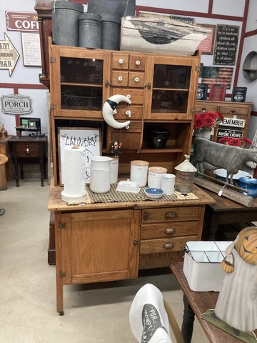 Antique Hoosier Cabinet Cover
