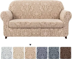 Subrtex 1/2/3/4 Seater Stretch Chair Sofa Covers Couch Cover Slipcover Elastic - Picture 1 of 69