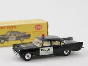 Dinky Toys Gb N° 258 DESOTO Fireflite USA Coche De Policía En Caja 1/43 - Imagen 1 de 13