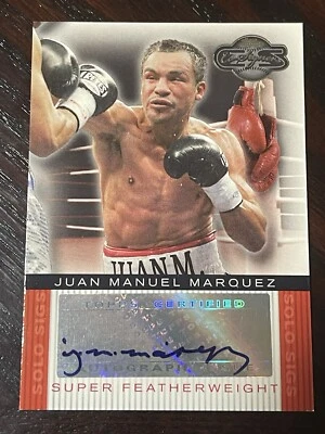 2008 Topps Juan Manuel Marquez Solo Sigs  - Image 1 of 4