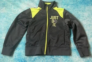 Nike basketball Just do it track jacket grey orange size 5 - Picture 1 of 5