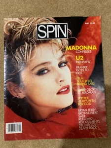 Spin Magazine May 1985 First Issue Madonna U2 Bryan Ferry Replacements FGTH Sade - Picture 1 of 1