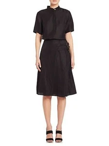 1200$ Creatures Of The Wind Skirt Size 6 and Top Size 2 Black Linen Viscose Set - Picture 1 of 12