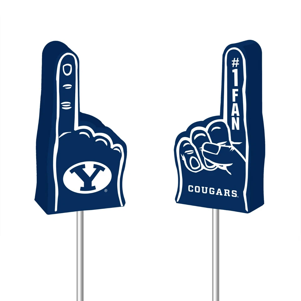 2 Brigham Young Cougars Fan Foam Antenna Toppers. Individually packed. A114 - Image 1 of 1