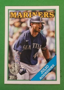 2023 Topps Series 1 (1988 Topps) #T88-64 Julio Rodriguez - Seattle Mariners - Picture 1 of 2