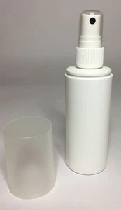 Leere 100 ml Flaschen mit über Deckel und weißem Zerstäuber Spray Pump Top *BELIEBIGE MENGE* - Bild 1 von 3