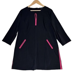Noel Asmar Damen Shirt Gr. L schwarz mit rosa Details Uniform Tunika 3/4 Arm - Bild 1 von 9