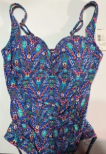 swim solutions one piece swimsuit Size 10 - Picture 1 of 3