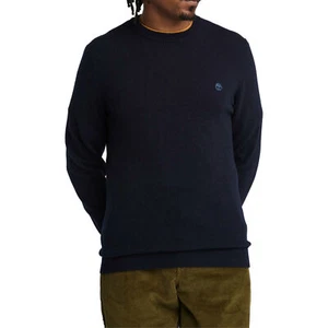 Timberland Maglione da Uomo in Lana Merino Cohas Brook Blu Taglia S Cod TB0A2... - Imagen 1 de 5