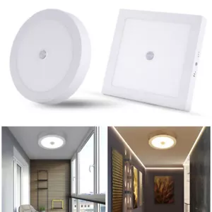 10W 15W 25W 30W PIR Motion Sensor Led Panel Light Ceiling Downlight Lamp Indoor - Picture 1 of 12