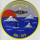 USS S-18 SS 123 - Periscope Ice Dolphins -5 inch FE BC Patch Cat No C6225