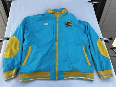 Y2K Coogi Reversible Track Full Zip Blue Plaid Jacket Men’s Size 4XL - Image 1 of 4