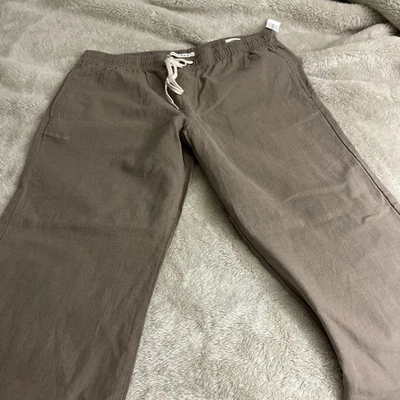 Pantalones grandes Pacsun de pierna recta para hombre cintura elástica Foto 1 de 4