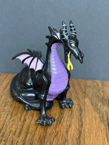 Disney Dornröschen Malefiz schwarz lila Drache Figur 3,5 cm groß - Bild 1 von 8