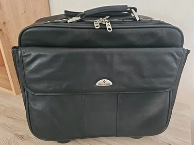 Samsonite Business Laptop Reise Trolley aus Leder - Bild 1 von 4