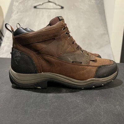 Ariat Boots Mens Size 11 EE Brown Terrain H2O Waterproof Wide Hiking 10002183 - Image 1 of 4