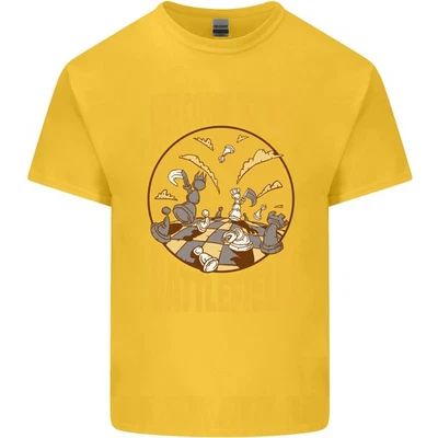 Camiseta divertida para niños Chess Battlefield Foto 1 de 4