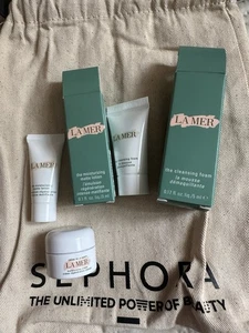 LAMER CLEANSING FOAM 5ml+ Moisture Lotion+Mini SET/Birthday/Travel/Holidays/GIFT - Picture 1 of 9