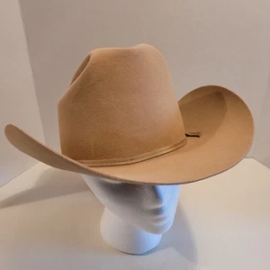 Resistol Self Conforming XXX Beaver Cowboy Hat Size 7 1/4 - Picture 1 of 14
