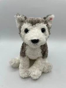 Ty Classic Slush Husky Puppy Dog 2001 Plush Gray Grey White Beanie Buddy Wolf - Picture 1 of 11