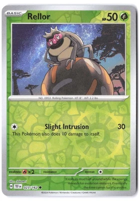 Rellor 023/162 SV05: Temporal Forces NM Reverse Holo - Image 1 of 2