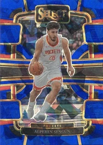 Alperen Sengun Blue Ice Prizm SP 2023-24 Panini Select NBA Basketball Rockets - Picture 1 of 2