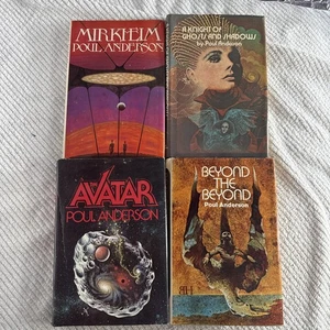 POUL ANDERSON 4 vintage Science Fiction HC lot Avatar, Mirkieim, Beyond, Ghost - Bild 1 von 15
