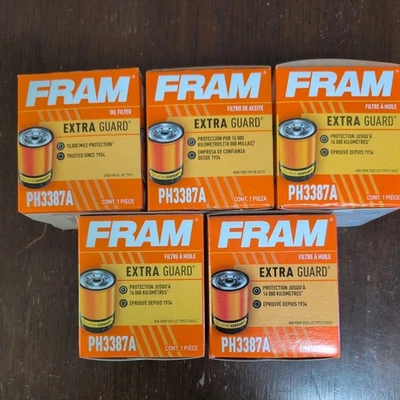 Filtro de aceite de motor-marco protector adicional PH3387A protección de 10.000 millas (paquete de 5) nuevo Foto 1 de 2
