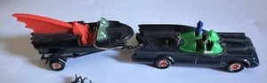 VINTAGE BATMAN BATMOBILE WITH TRAILER + BATBOAT AHI 1974 - Picture 1 of 10