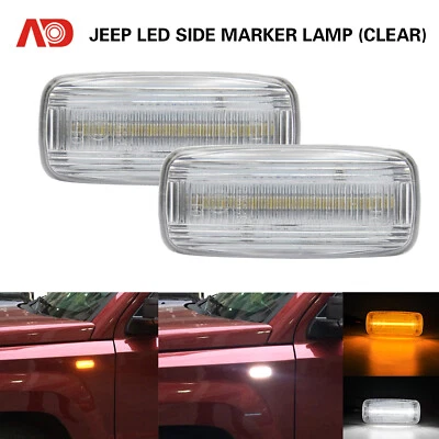 For Jeep Patriot 01-17 Compass 07-17 Cmmander 06-10 Liberty LED Side Marker Lamp - Image 1 of 4