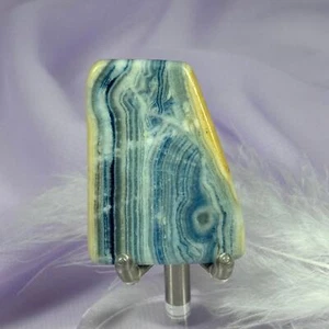 Rebanada pulida cristal Scheelite azul grado A 18,1 g SN56138 - Imagen 1 de 4