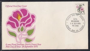 Australia Scott 439d FDC- 1970 Coil Issue - Picture 1 of 1