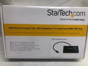 StarTech Mini DisplayPort to HDMI Multi-Monitor Splitter - 3-Port MST Hub - Picture 1 of 3
