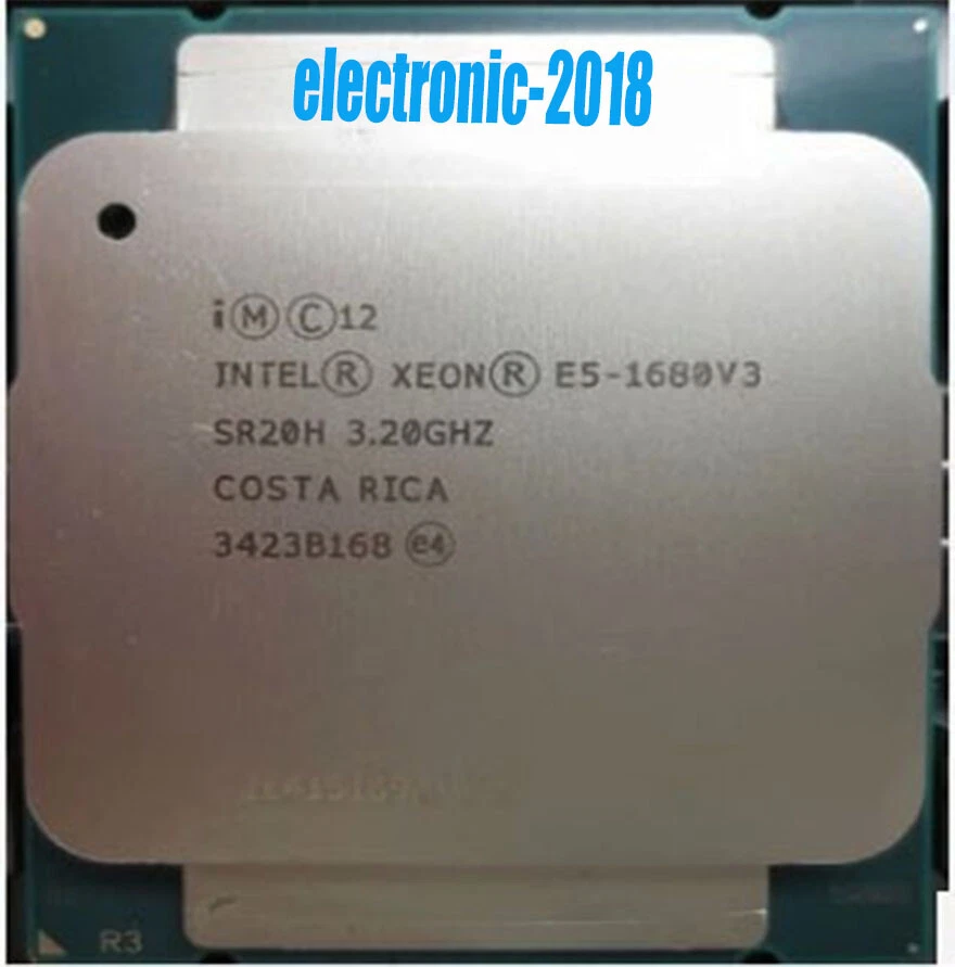 Intel Xeon e5-1680 v3 CPU processor 3.20 GHz 8-core sr20h lga2011-3 x99 server - Image 1 of 1