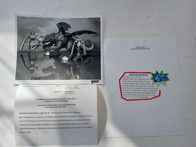 GALOOB DRAGON FLYZ 1996 Toy Fair Dealer Salesman Press Kit News Release & Photo - Image 1 of 4