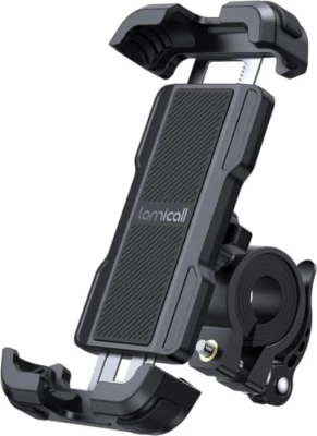 Lamicall Bike Phone Holder, Motorbike Mount - Universal 360 Rotatable...  - Image 1 of 4