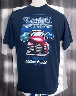 Camiseta Gráfica Camiones Clásicos Hecha en América Para Hombre Talla Grande Coches De Colección Foto 1 de 4