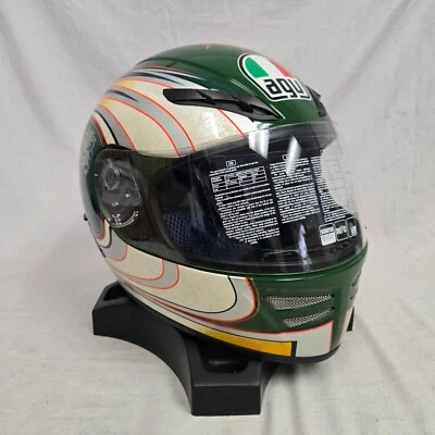 AGV S4 S-4 Street Motorcycle Helmet Camo Verde XSmall XS *CLOSEOUT Was $199.95* - Image 1 of 4