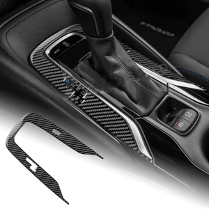 Black Gear Shift Frame Cover Carbon Fiber Sticker For Toyota Corolla 2019-2024 - Picture 1 of 1
