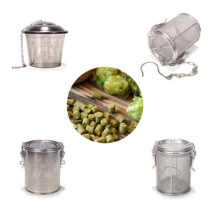 Stainless Steel 304 Hops Steeper Filter Cylinder Strainer Beer Brew Food Grade - Picture 1 of 20