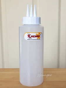 Bottle Condiment 3 Hole Lid Dispenser Plastic Squeeze Sauce Mustard Ketchup 12oz - Picture 1 of 6