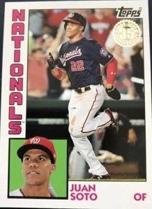 2019 Topps Series 1 1984 Topps Anniversary Insert #T84-2 Juan Soto Nationals - Picture 1 of 1