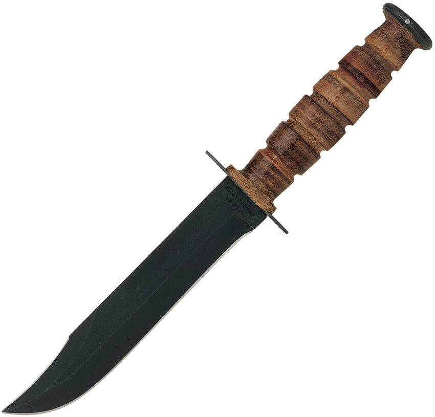 Case Cutlery 12" US Marine Corps Combat Leather Fixed Bowie Blade Knife 334 - Image 1 of 1