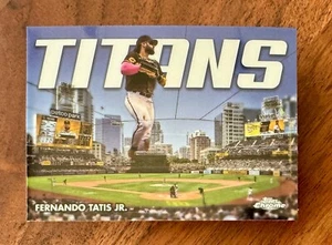 2023 Topps Chrome Update Titans Fernando Tatis - Picture 1 of 1