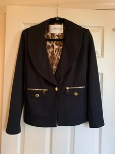 Boston Proper Black Shawl Collar Blazer sz 10 - Picture 1 of 7