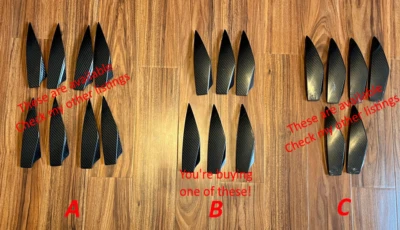 Cubierta de embellecedor de rueda de fibra de carbono Jaguar - Original OEM - Grado B Rev-AA 56,5 mm agujeros Foto 1 de 4