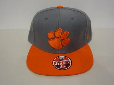 Vintage NCAA Clemson Tigers LOGO Fitted 7 1/4 Hat 90s Zephyr NEW NWT Wool Blend - Image 1 of 4