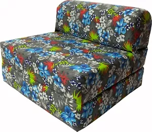 Silla para dormir negra rosa camas plegables de espuma, colchón portátil 6 x 32 x 70 - Imagen 1 de 3
