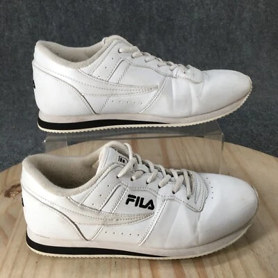 Fila Shoes Womens 9.5 Machu Sneakers Lace Up 5SC60508-112 White Synthetic Casual - Image 1 of 4