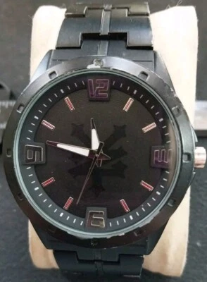 Reloj de cuarzo Zoo York ZY1009/S60-11 esfera negra pulsera correa negra  Foto 1 de 4